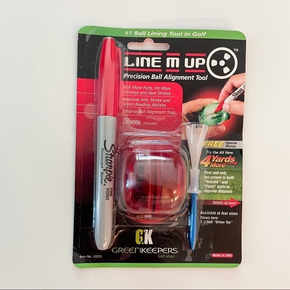 Golf Ball - Line M Up Pro Putt Positioning System - Picture 1 of 2